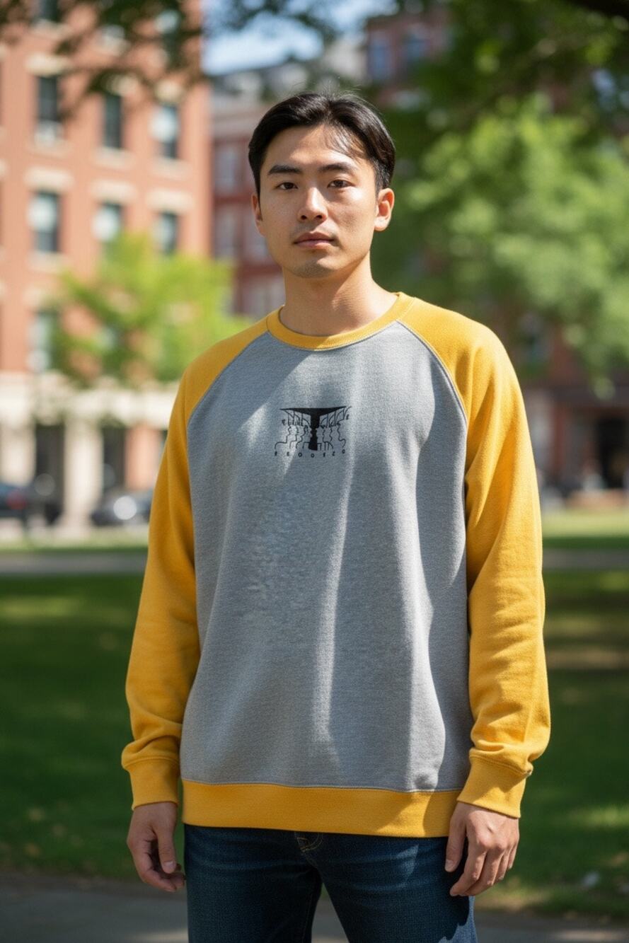 krooked skateboard faces pullover crewneck sweatshirt